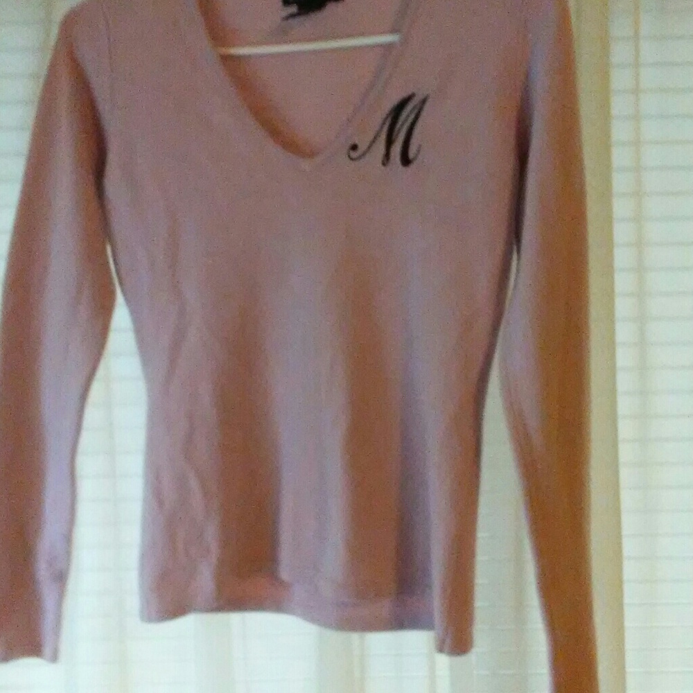 Pink XS Monogram M Sweater New York & Co